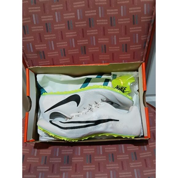 Mew Men's 8 Wonen's 9.5 Zoom Ja Fly 4 White Black Bright Spruce DR2741-102 - Picture 7 of 8